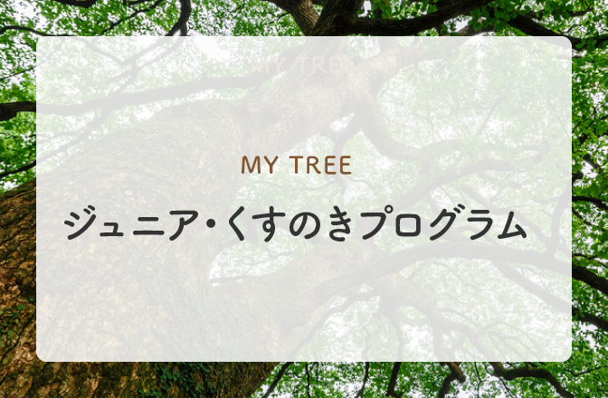 MY TREE ジュニア・くすのきプログラム